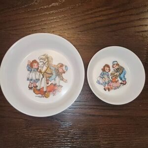 Vintage 1969 Raggedy Ann And Andy The Bobbs-Merrill Co Bowl Oneida Deluxe (2)